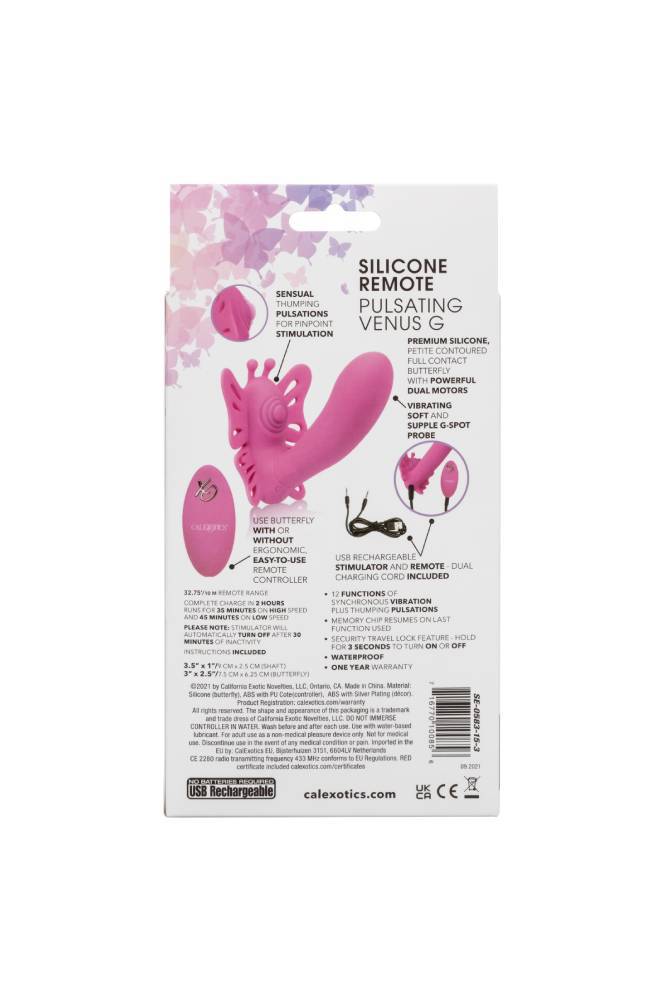 Cal Exotics - Venus G Butterfly Pulsing Wearable Remote Controlled Vibrator - Image 9