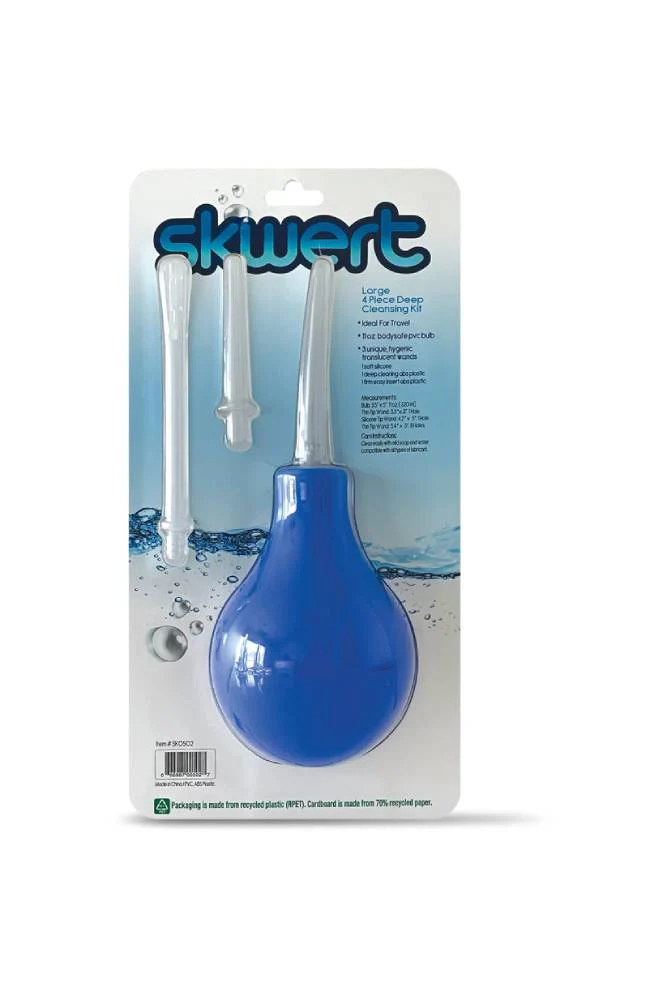 Channel 1 Releasing - Skwert Large 11oz - 4 Piece Douche Kit - Blue - Image 2