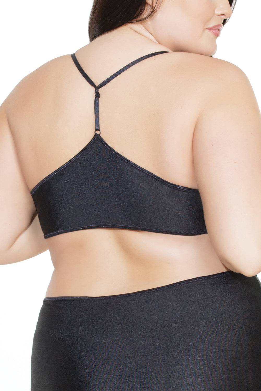 Coquette - 7238X - Cupless Bra - Black - OSXL - Image 3