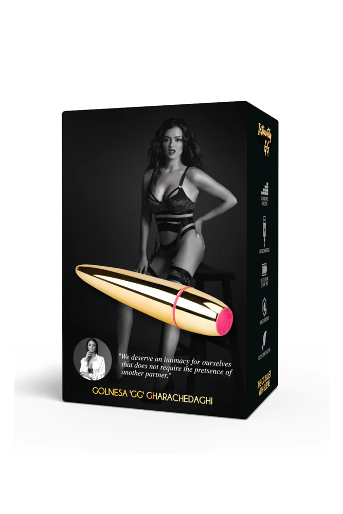 Cousins Group - Intimately GG - GG Bullet Vibrator with Sleeve - Gold - Image 7
