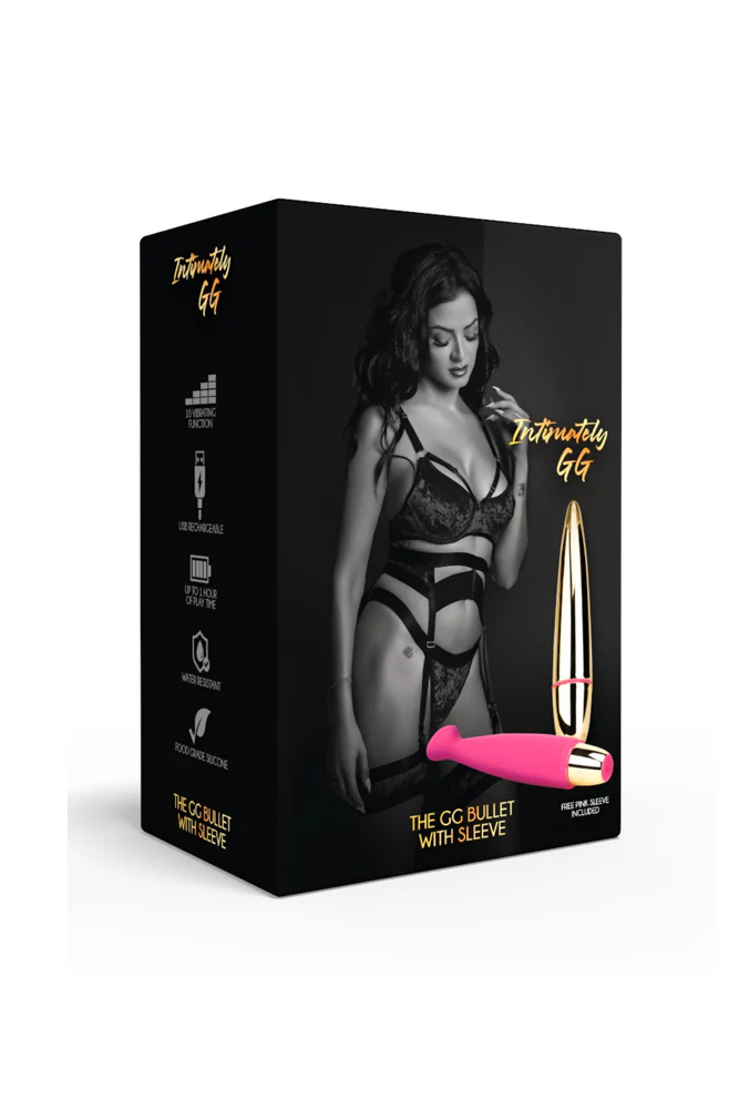 Cousins Group - Intimately GG - GG Bullet Vibrator with Sleeve - Gold - Image 8