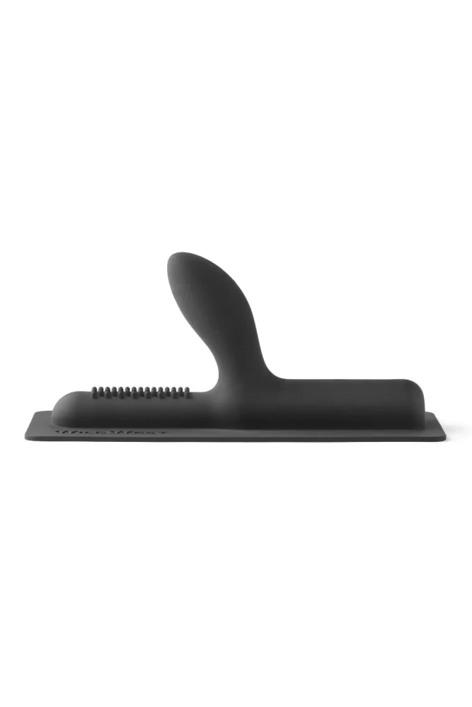 Cowgirl - Wild West - G-Spot & P-Spot Silicone Attachment - Black