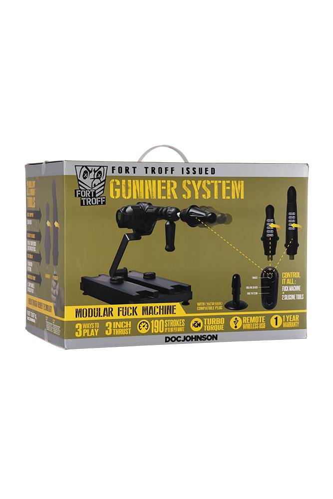Doc Johnson - Fort Troff Gunner System 3-In-1 Modular Fuck Machine - Black - Image 10