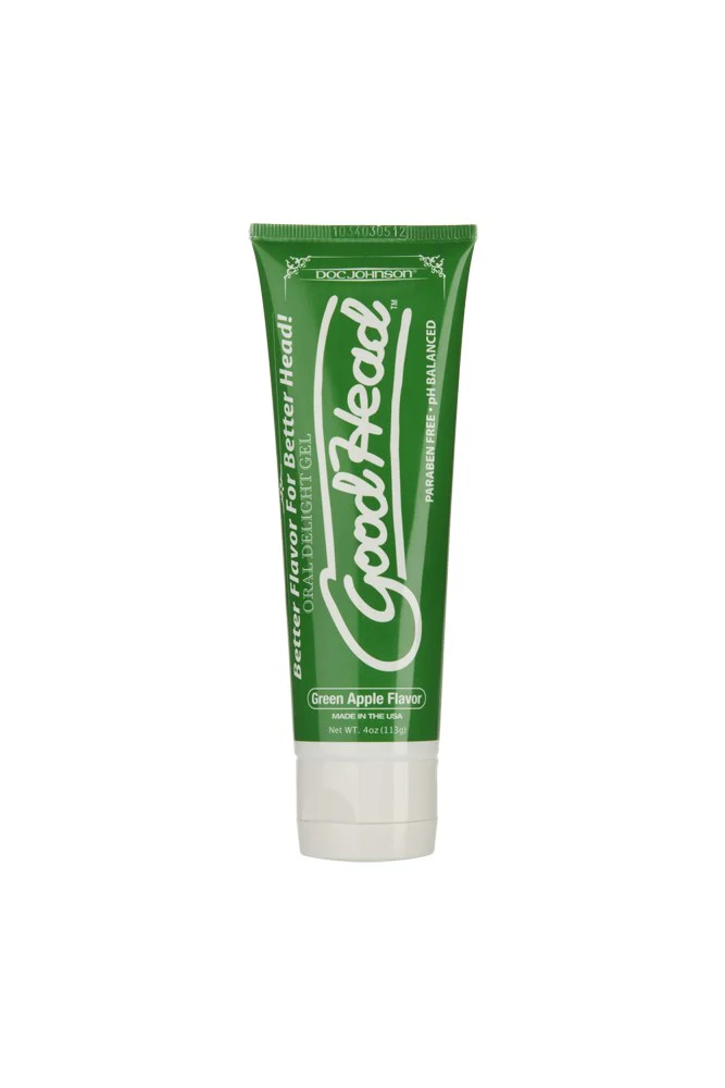 Doc Johnson - GoodHead - Oral Delight Gel - Green Apple - 4oz