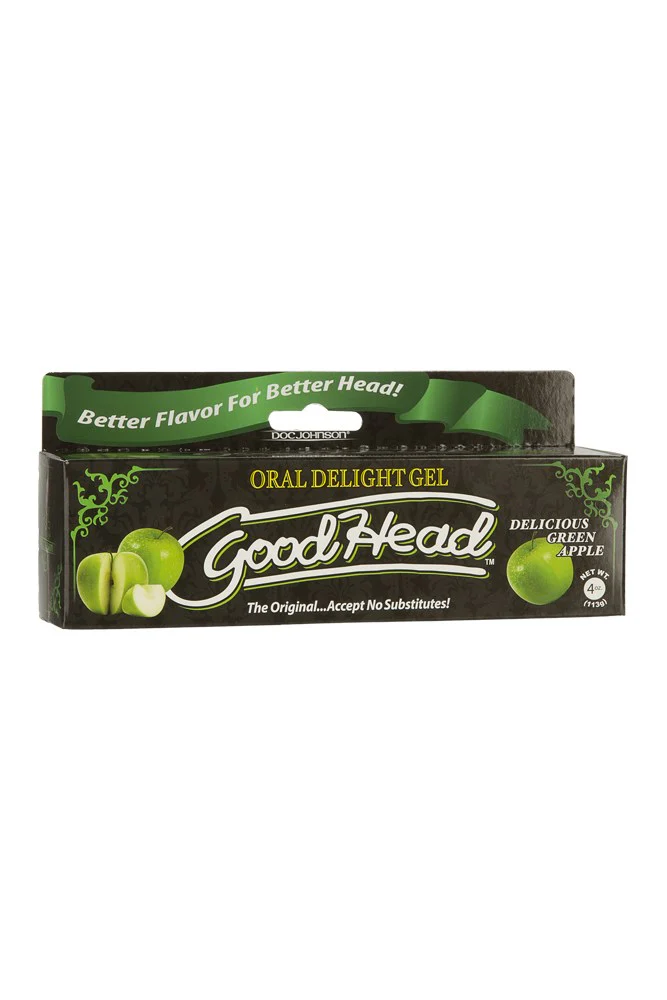Doc Johnson - GoodHead - Oral Delight Gel - Green Apple - 4oz - Image 2