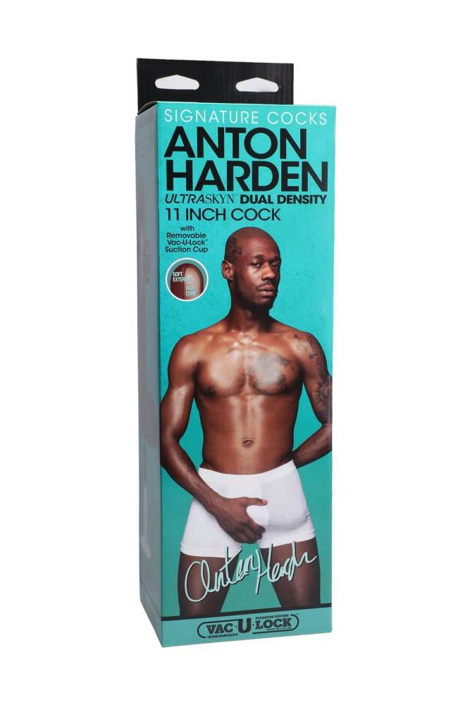 Doc Johnson - Signature Cock - Anton Harden 11 Inch Cock - Brown - Image 3