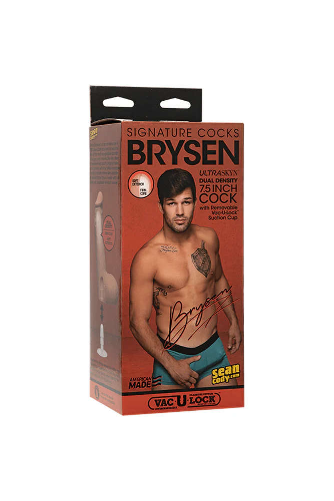 Doc Johnson - Signature Cocks - Brysen 7.5 Inch Cock - Beige - Image 3