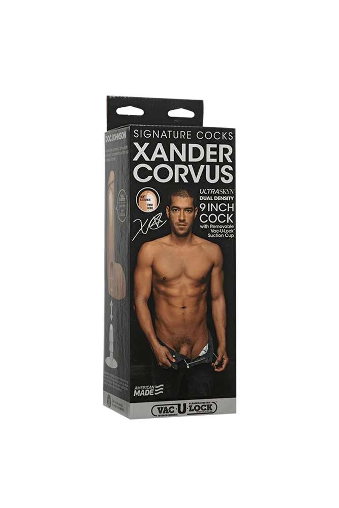 Doc Johnson - Signature Cocks - Xander Corvus 9 Inch Cock - Beige - Image 5