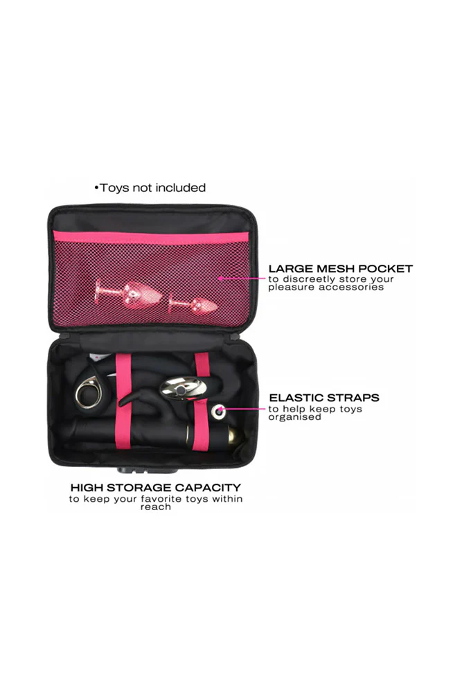 Dorcel - Discreet Lockable Storage Box - Black - Image 4