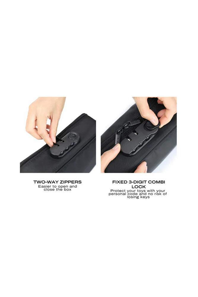 Dorcel - Discreet Lockable Storage Box - Black - Image 7