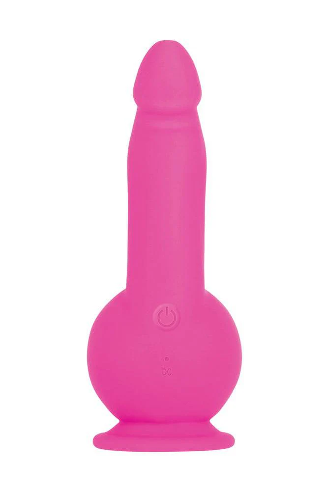 Evolved - Ballistic Vibrating Dildo With Remote - Pink - Image 2