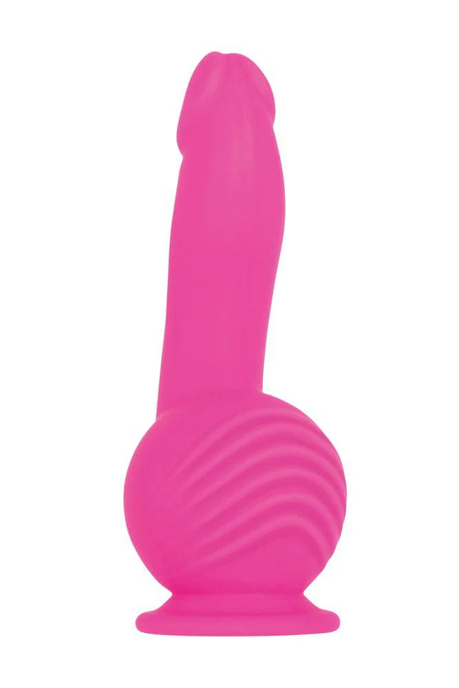 Evolved - Ballistic Vibrating Dildo With Remote - Pink - Image 3