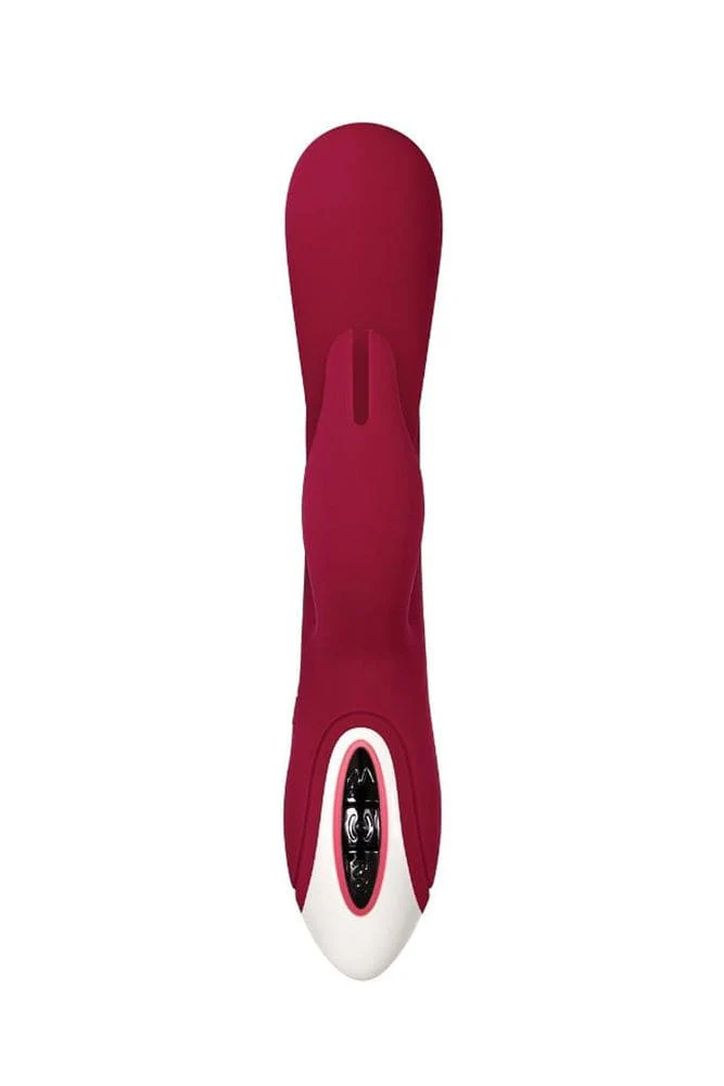 Evolved - Inflatable Bunny Vibrator - Burgundy - Image 2