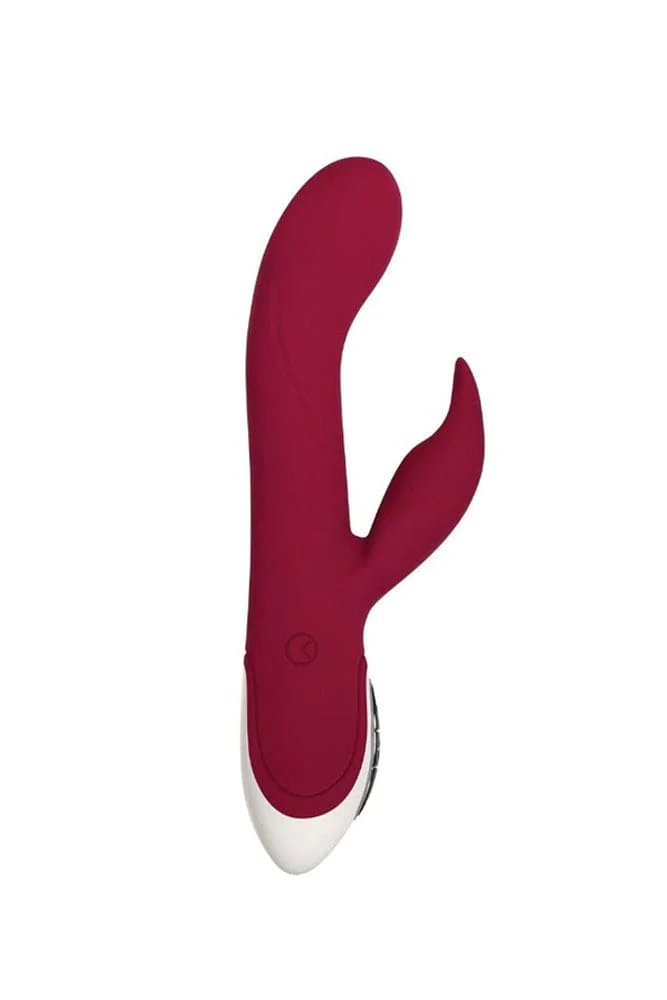 Evolved - Inflatable Bunny Vibrator - Burgundy - Image 4