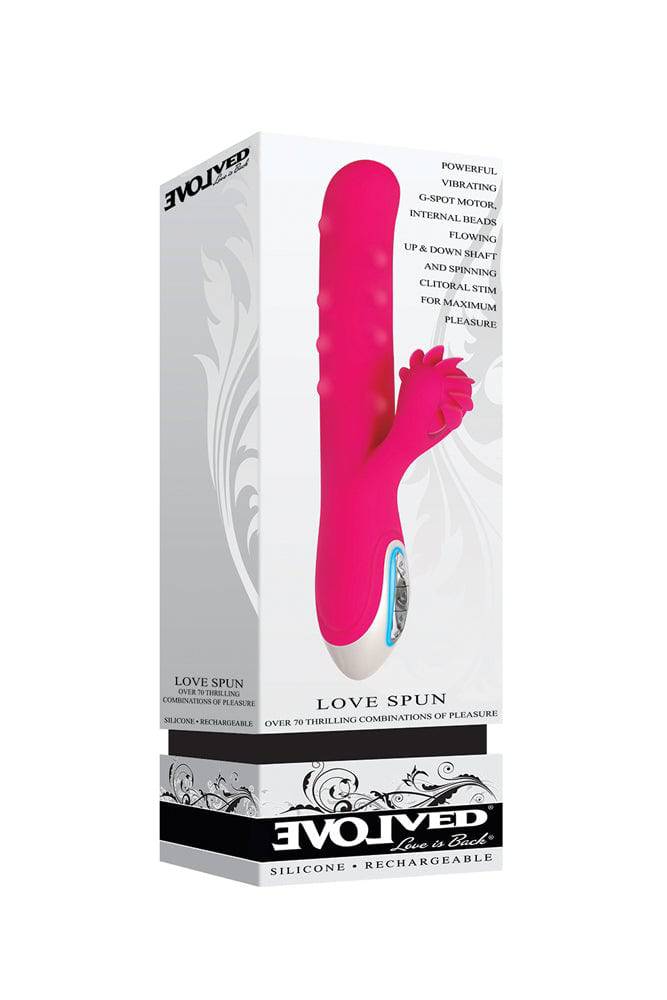 Evolved - Love Spun Dual Vibrator - Pink - Image 8