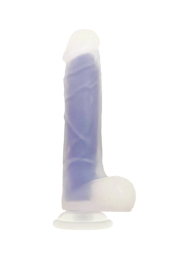Evolved - Luminous Glow-In-The-Dark Dildo - Purple