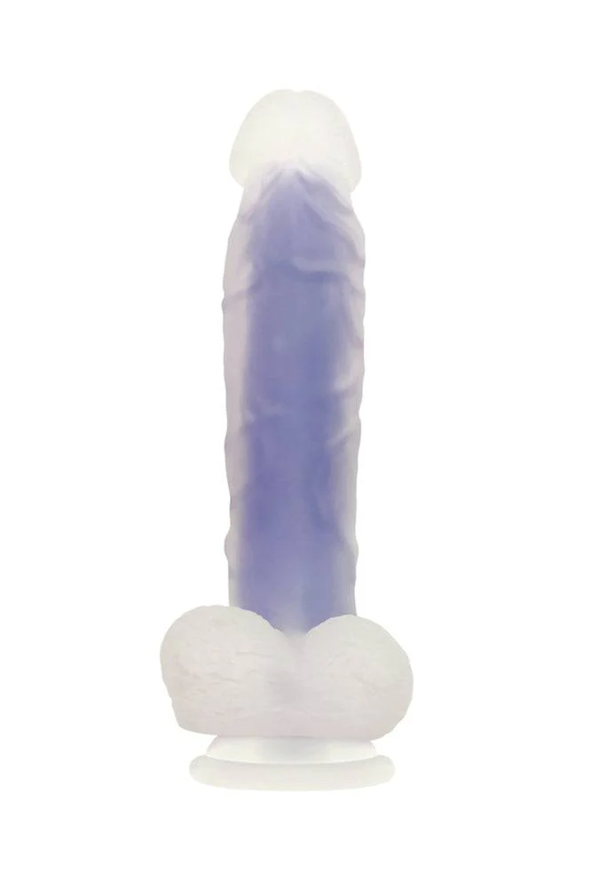 Evolved - Luminous Glow-In-The-Dark Dildo - Purple - Image 6