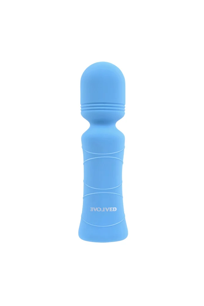 Evolved - Out of the Blue Mini Wand Vibrator - Blue