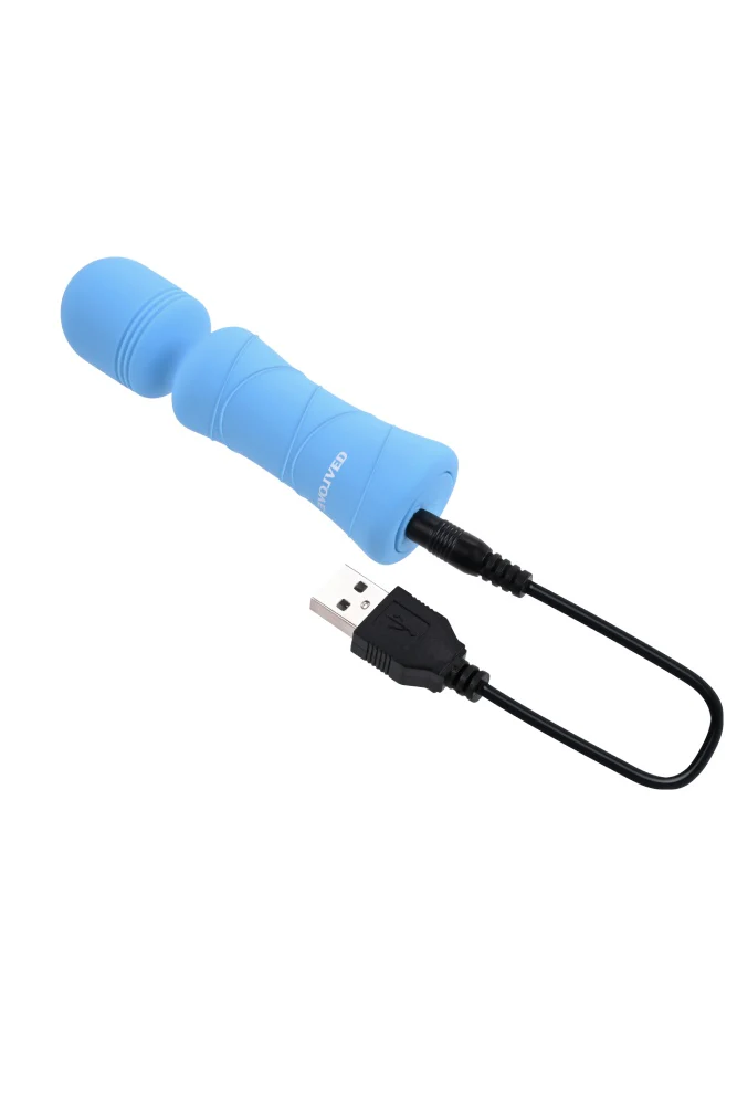 Evolved - Out of the Blue Mini Wand Vibrator - Blue - Image 6