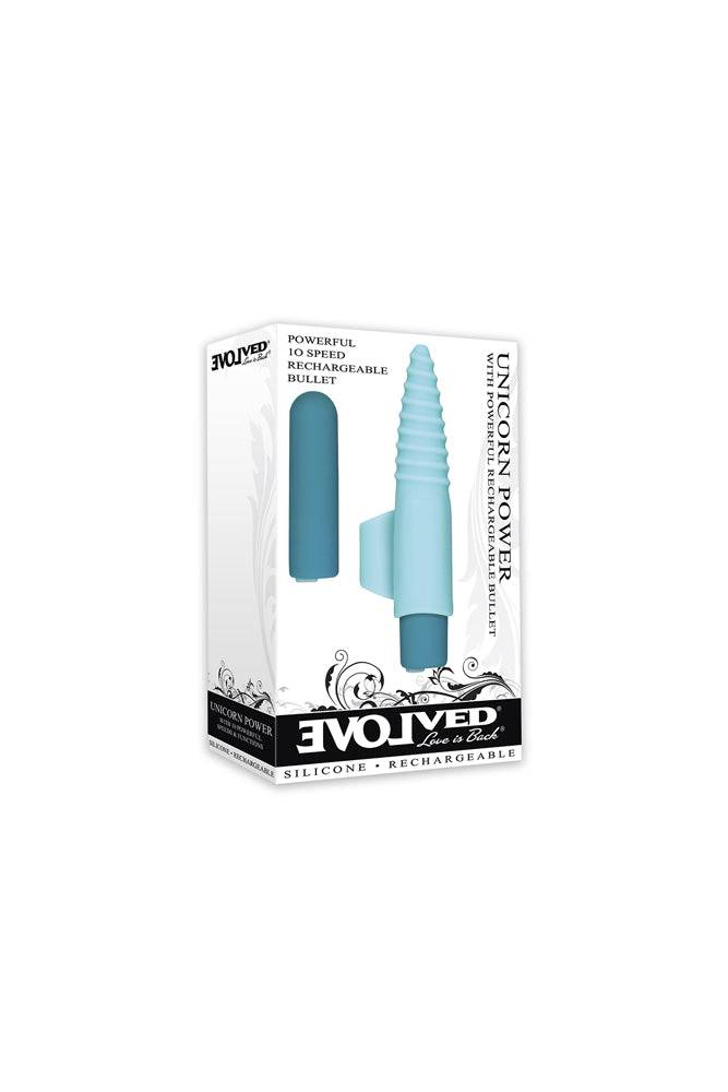 Evolved - Unicorn Power Finger Vibrator - Teal - Image 7