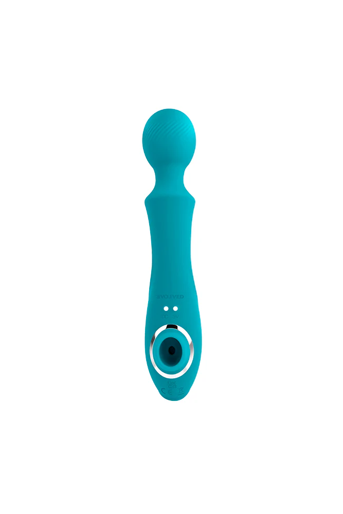 Evolved - Wanderful Sucker Wand Vibrator with Clitoral Suction