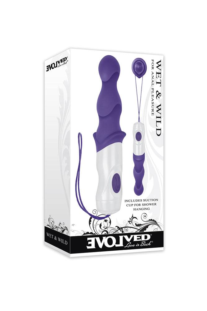 Evolved - Wet & Wild Anal Vibrator - Purple - Image 8