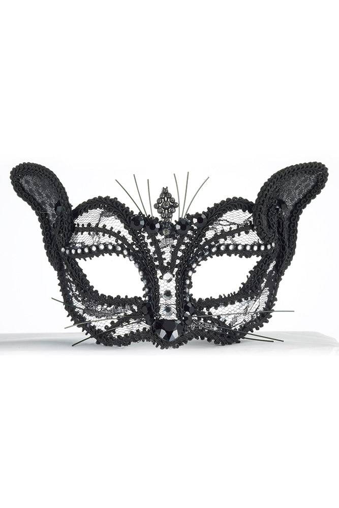 Forum Novelties - Lace Cat Mask - Black