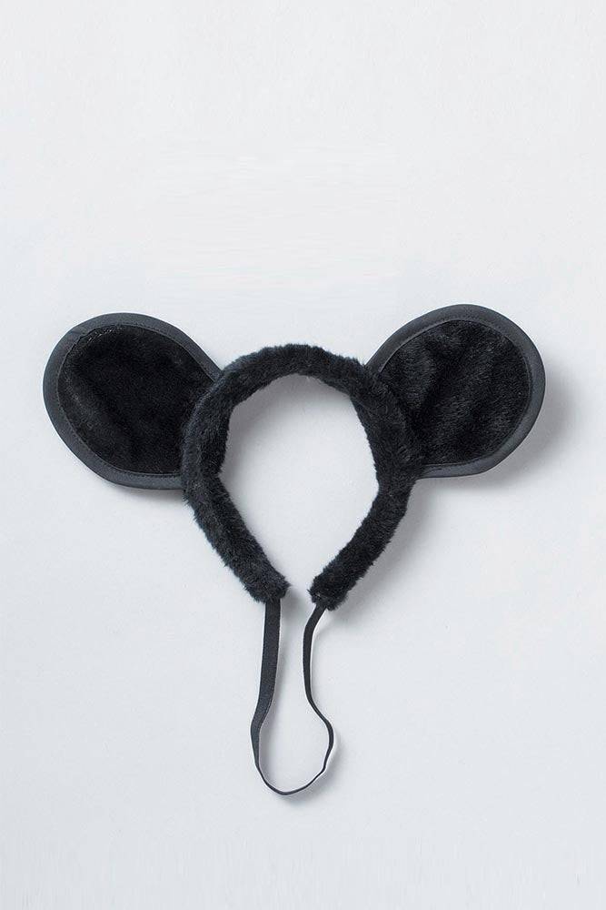 Forum Novelties - Mouse/Cat Ear Headband - Black
