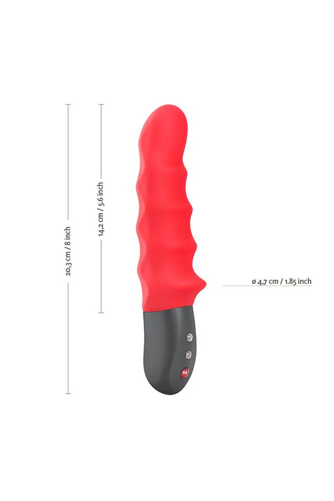 Fun Factory - Stronic Surf Ribbed Pulsator - Neon Orange - Image 3