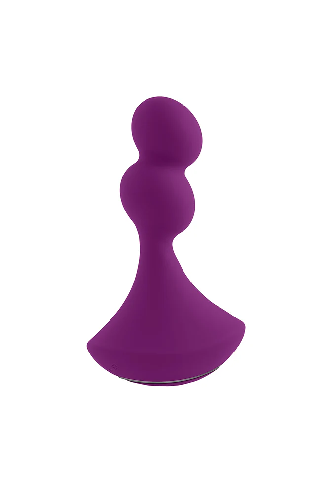 Gender X - Ball Game Vibrating & Rotating Beaded Anal Plug - Purple