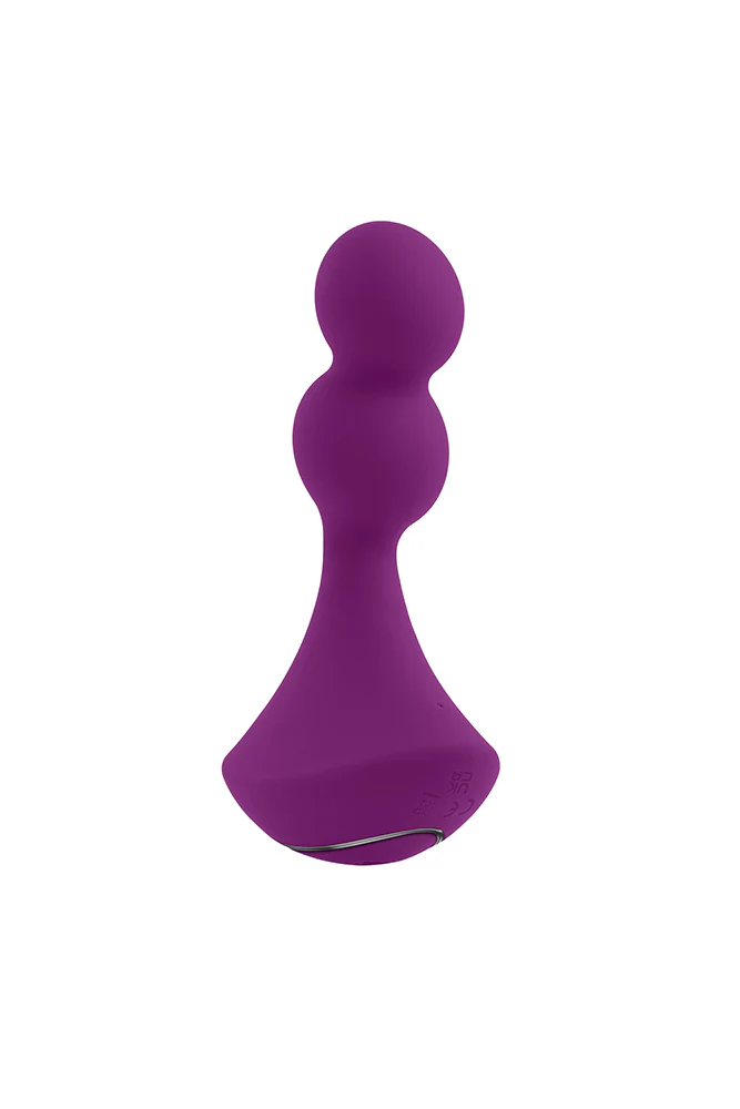 Gender X - Ball Game Vibrating & Rotating Beaded Anal Plug - Purple - Image 4