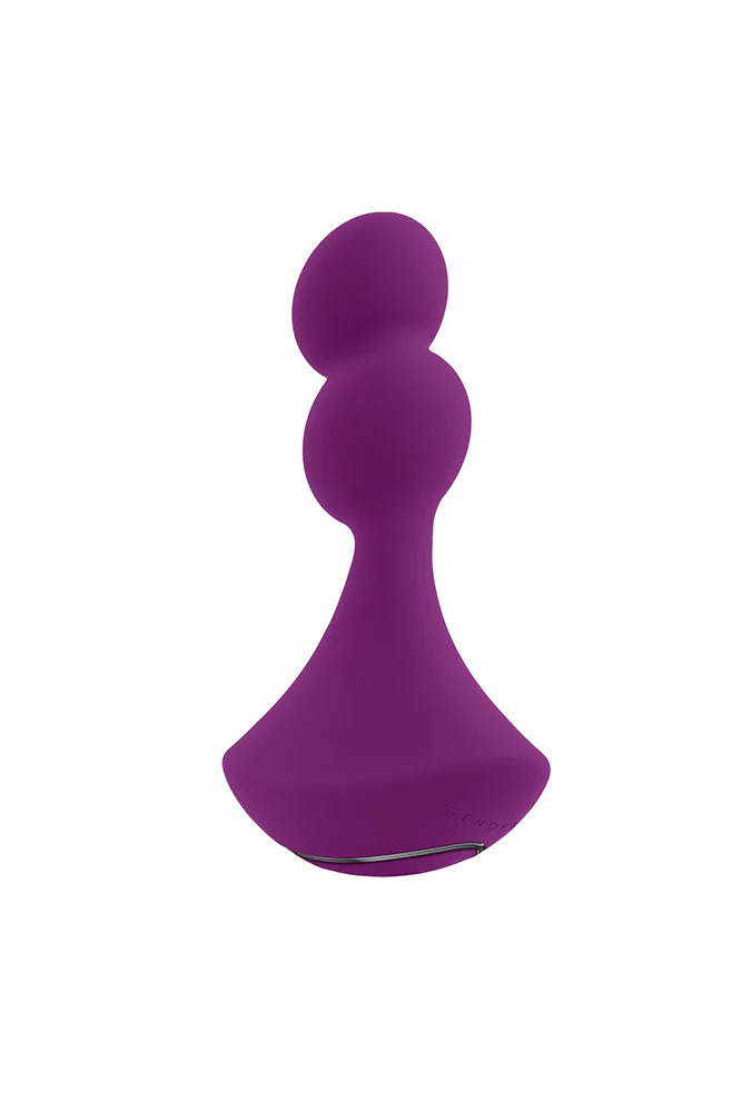 Gender X - Ball Game Vibrating & Rotating Beaded Anal Plug - Purple - Image 6