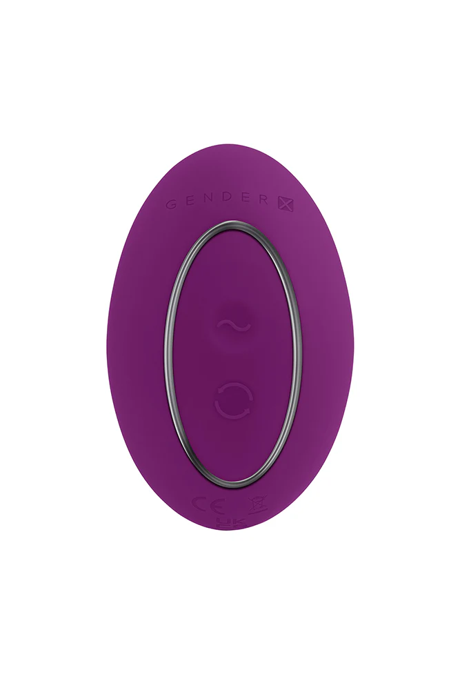 Gender X - Ball Game Vibrating & Rotating Beaded Anal Plug - Purple - Image 8