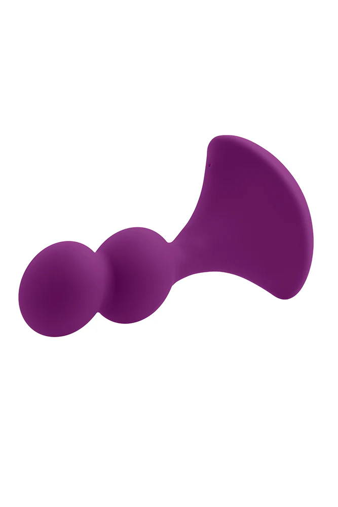 Gender X - Ball Game Vibrating & Rotating Beaded Anal Plug - Purple - Image 9