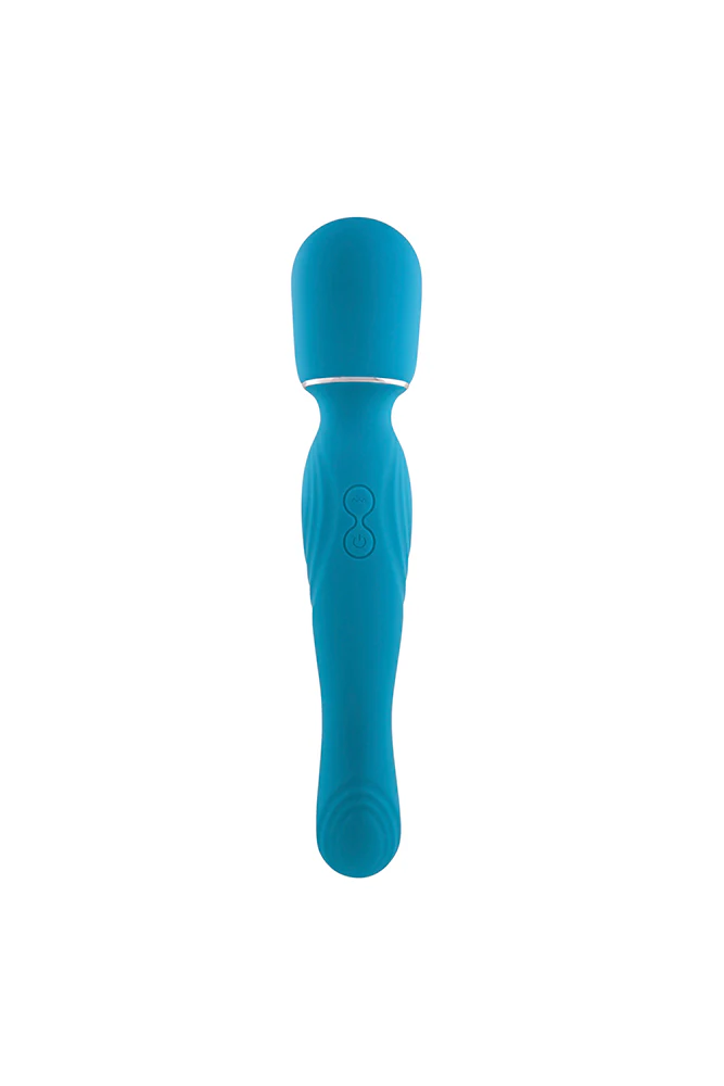 Gender X - Double The Fun Dual End Wand Vibrator - Blue