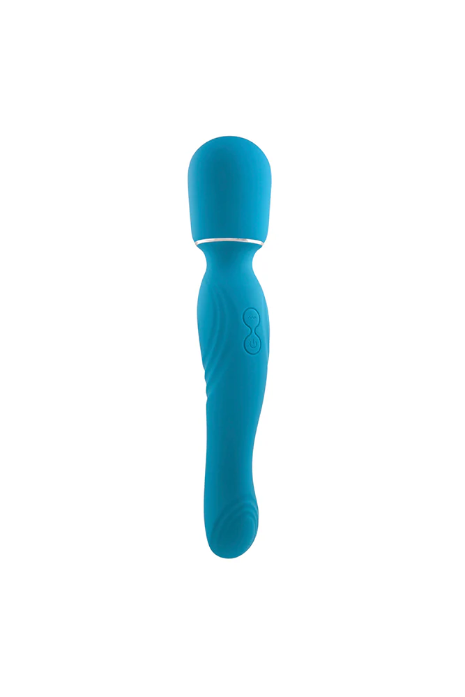 Gender X - Double The Fun Dual End Wand Vibrator - Blue - Image 3