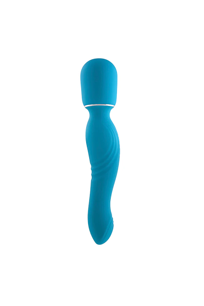 Gender X - Double The Fun Dual End Wand Vibrator - Blue - Image 4