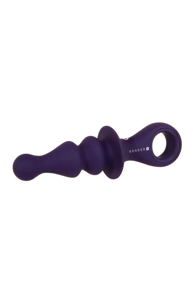Gender X - Ring Pop Vibrating Butt Plug - Purple - Image 2