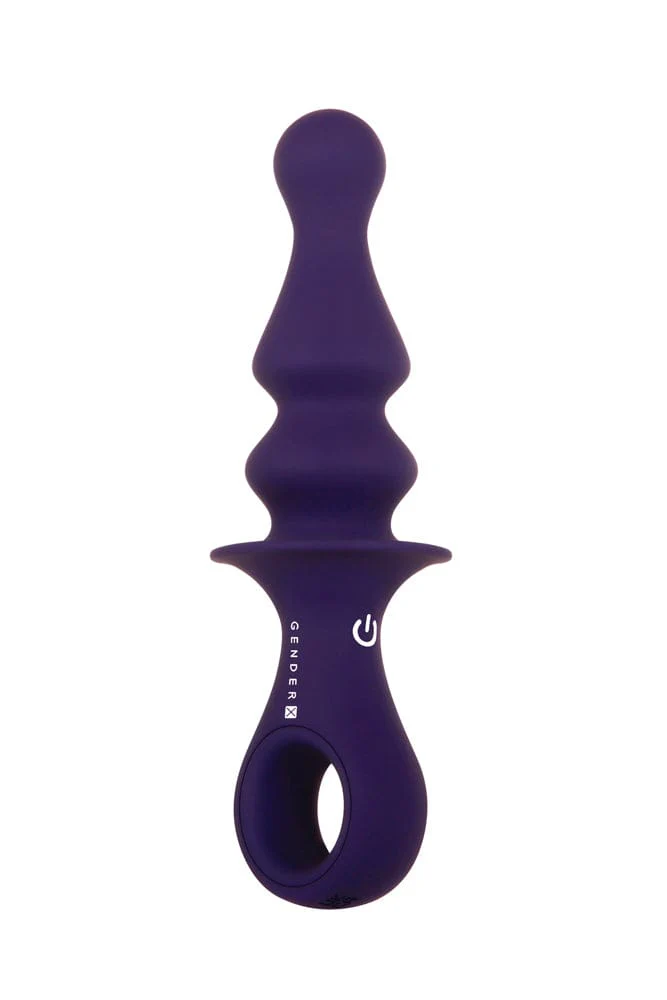 Gender X - Ring Pop Vibrating Butt Plug - Purple - Image 4