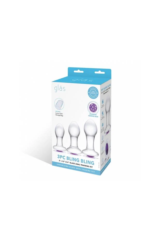 Gläs - Bling Bling - 3 Pc Anal Training Kit - Image 7