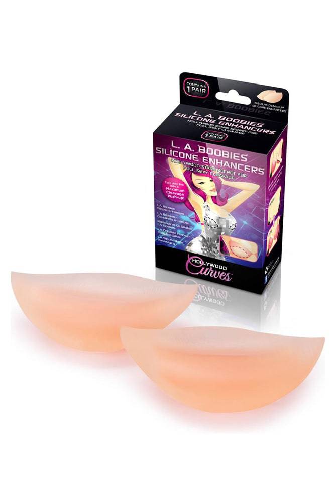 Hollywood Curves - HC019 - L.A. Boobies Silicone Breast Enhancers - OS