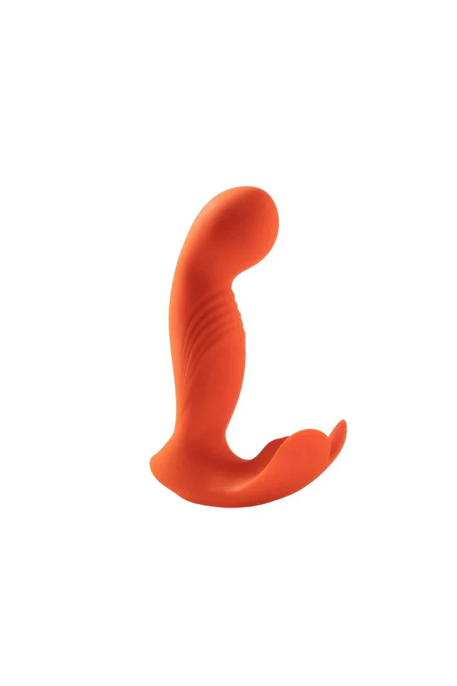 Honey Play Box - Crave 3 G-Spot Vibrator with Rotating Head & Clit Tickler - Orange - Image 4