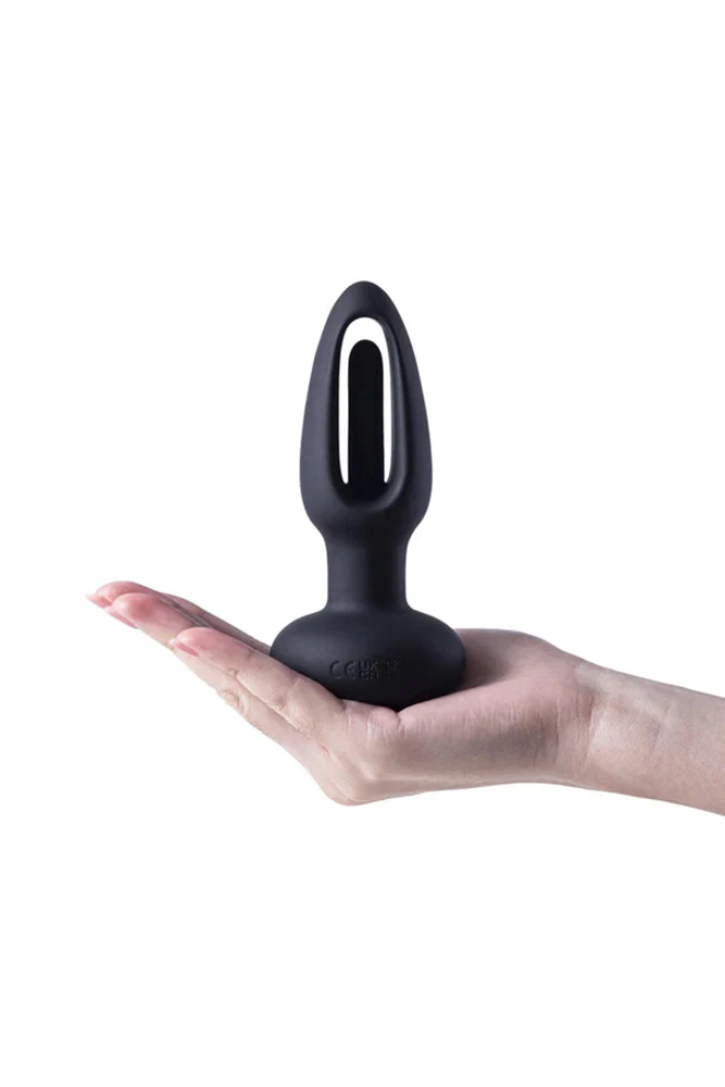 Honey Play Box - Snuggy Tapping Prostate Anal Plug Vibrator - Black - Image 9