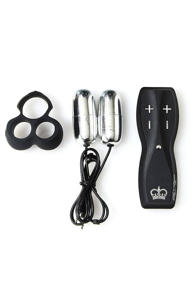 Hot Octopuss - Jett Remote Controlled Penis Vibrator Ring - Black