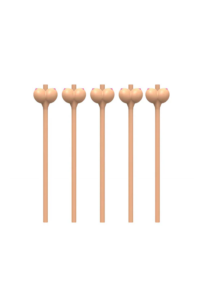 Hott Products - Boobylicious Boobie Straws - 6 Pack