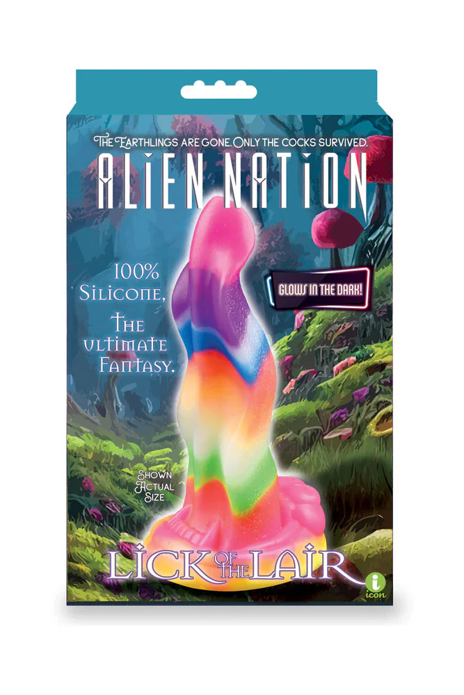 Icon Brands - Alien Nation - Lick of the Lair 7" Glow in the Dark Dildo - Image 7