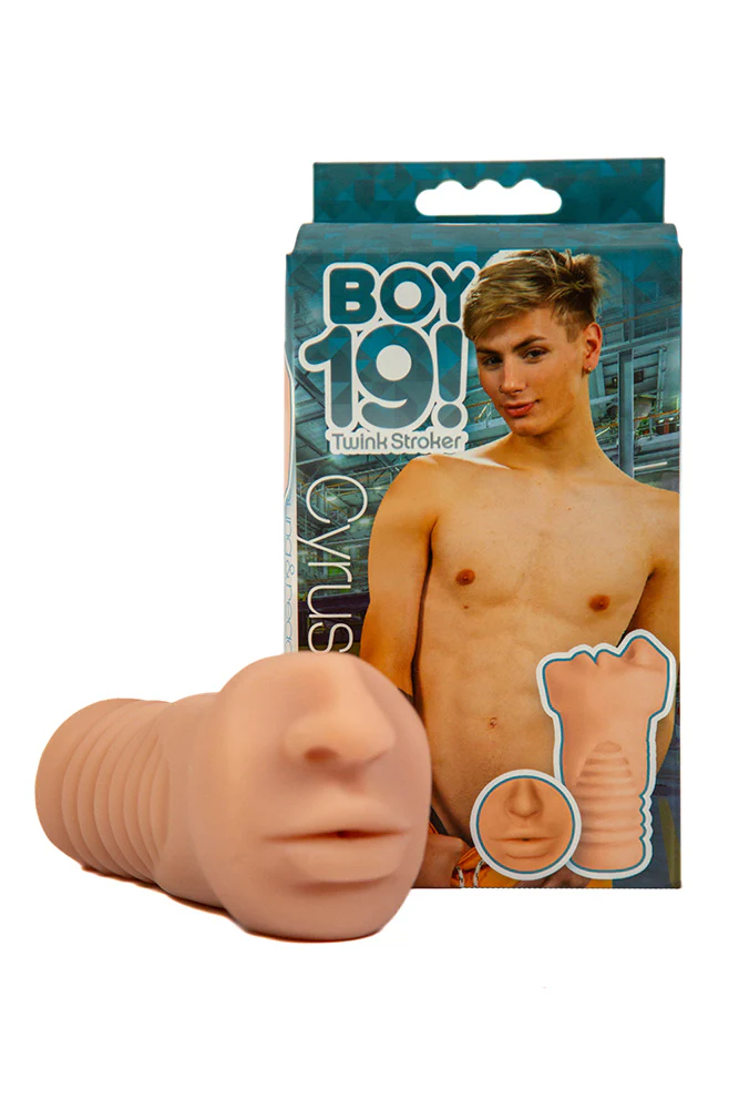 Icon Brands - BOY 19 Teen Twink - Cyrus Stark - Custom Oral Masturbator