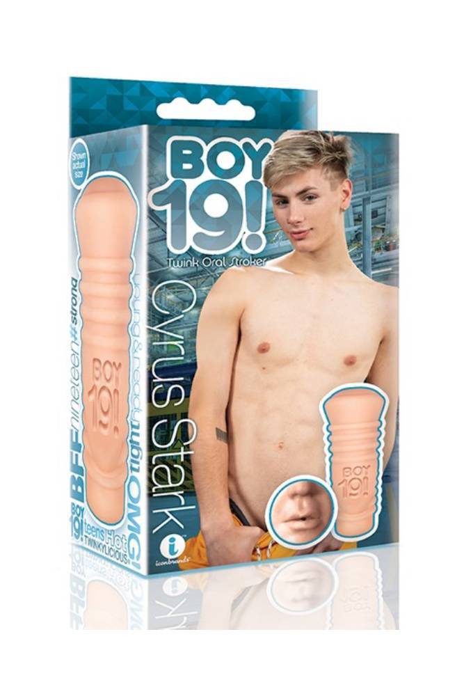 Icon Brands - BOY 19 Teen Twink - Cyrus Stark - Custom Oral Masturbator - Image 9