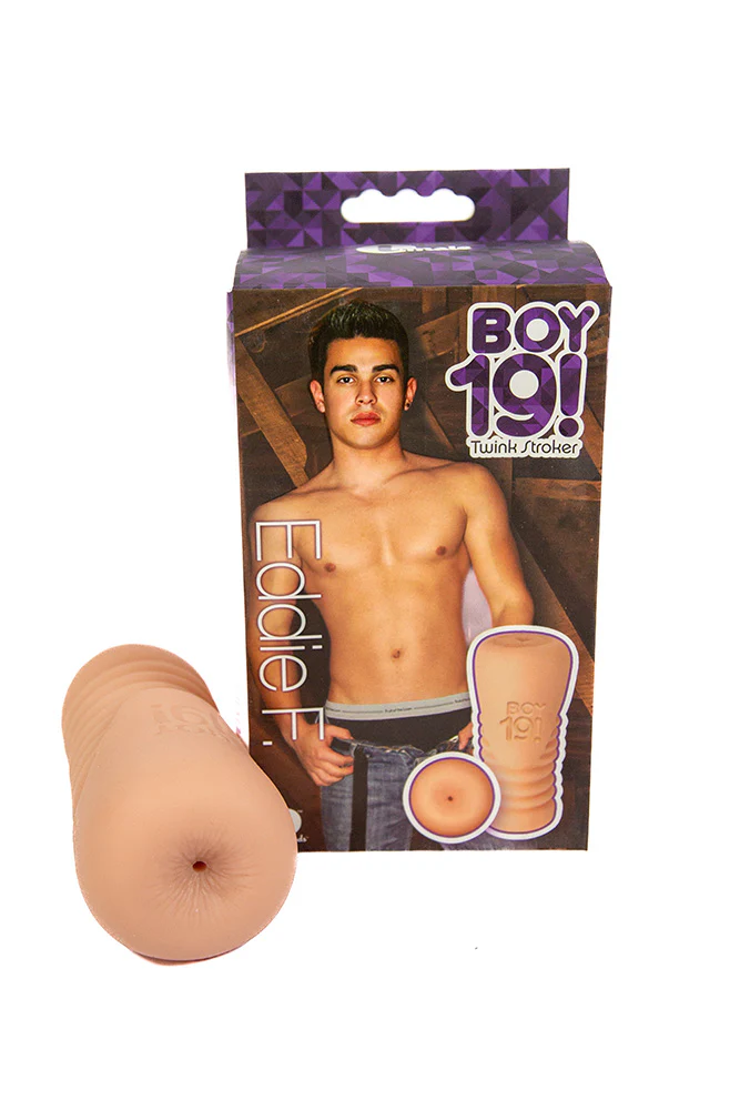 Icon Brands - BOY 19 Teen Twink - Eddie F. - Custom Anal Masturbator