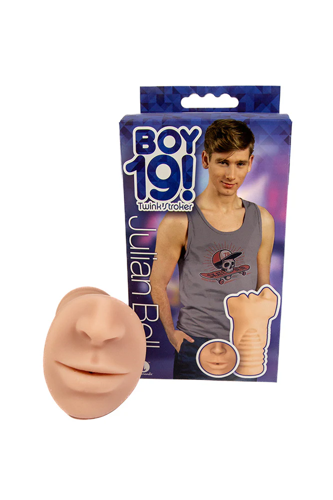 Icon Brands - BOY 19 Teen Twink - Julian Bell - Custom Oral Masturbator